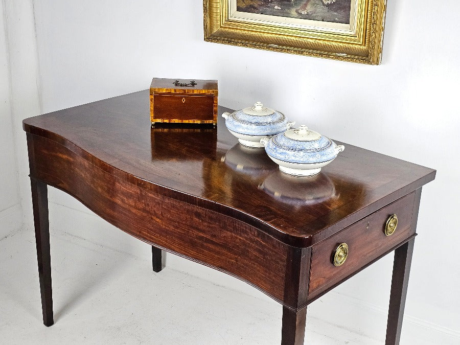 antique serving table