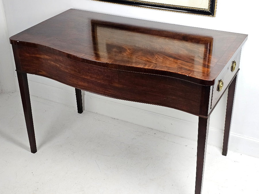 18th century mahogany serving table