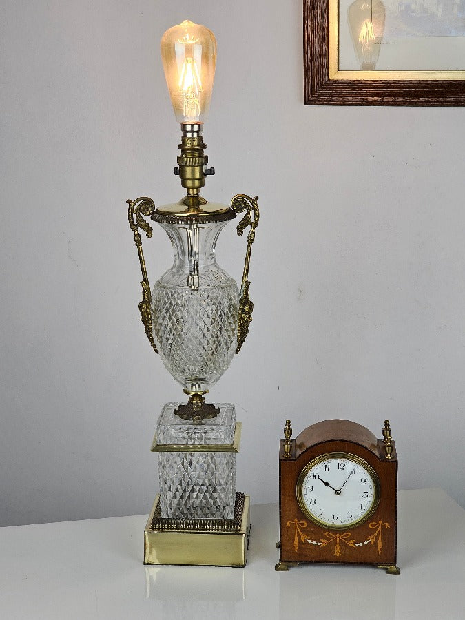 Baccarat Cut Glass Table Lamp