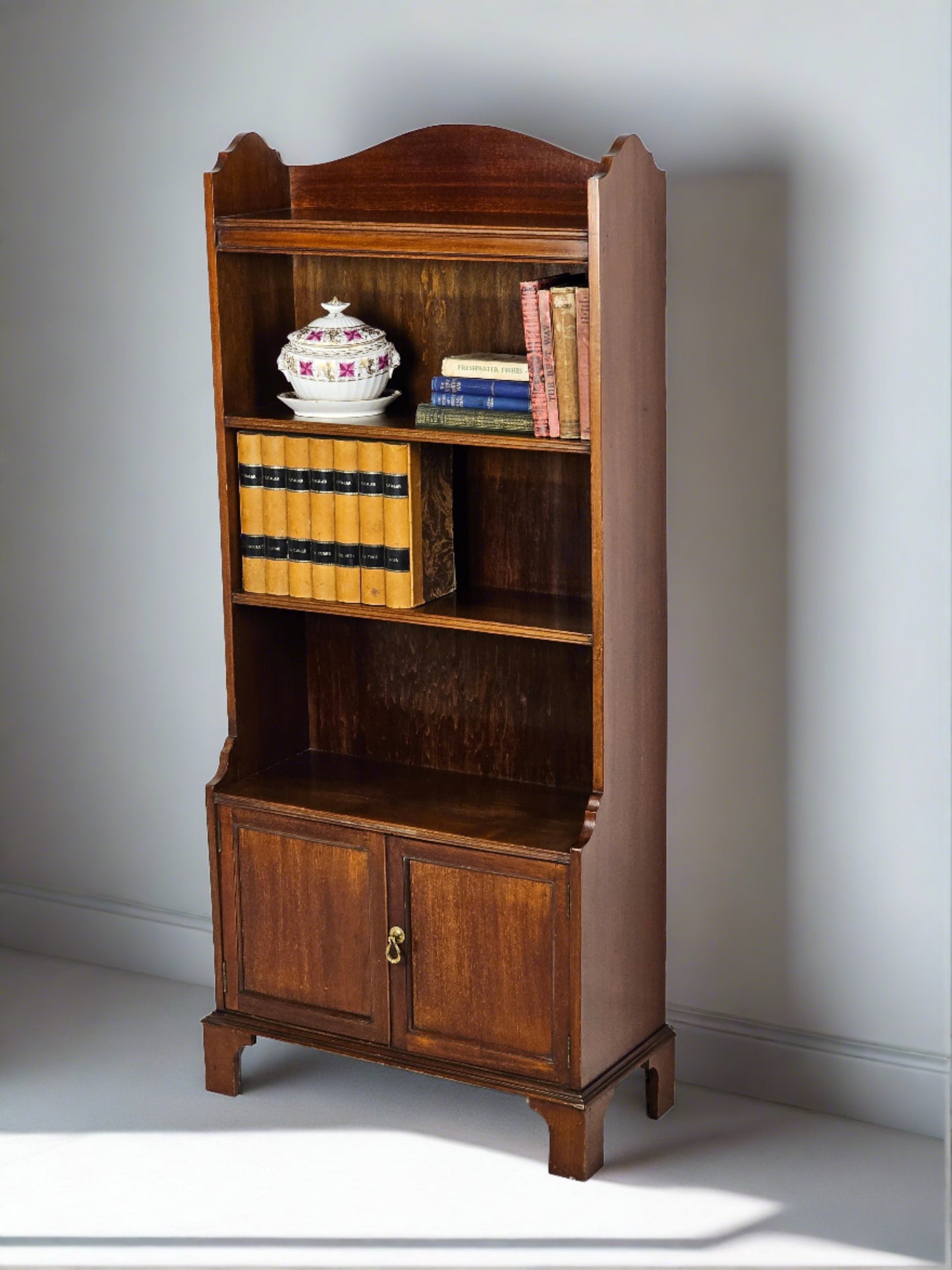 waterfall bookcase