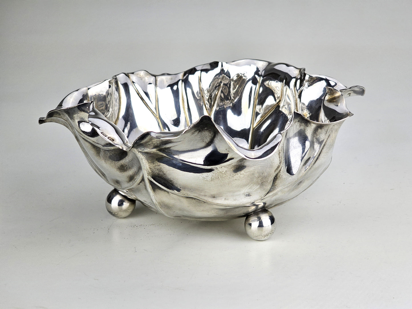 Centrepiece Lotus Leaf Bowl - Mid Century