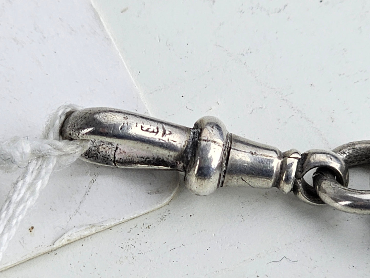 Silver Albert Fob Chain - Watch Chain