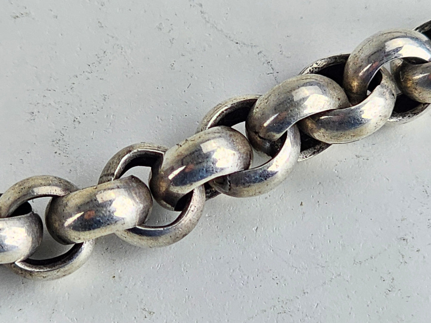 Silver Albert Fob Chain - Watch Chain