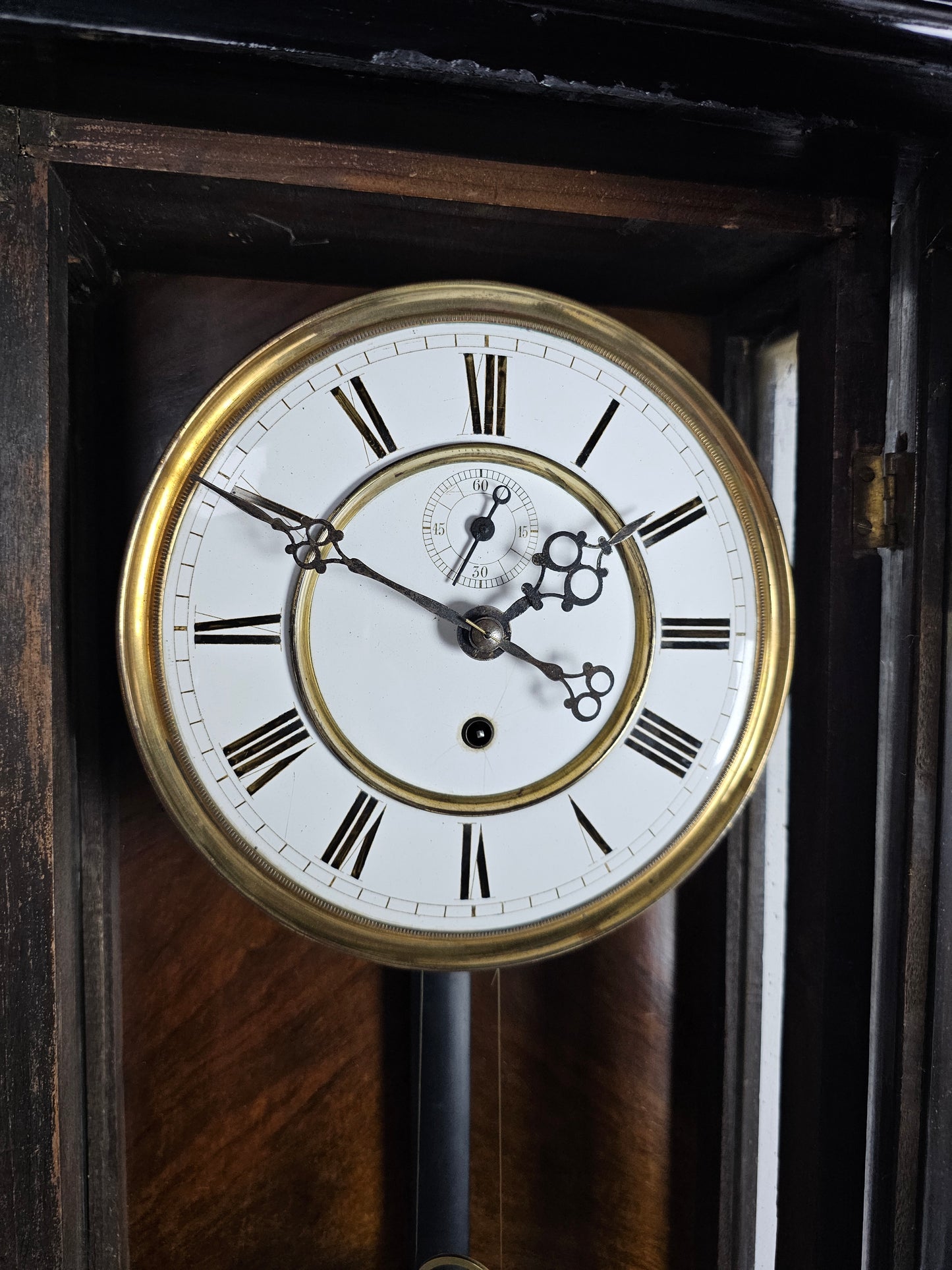 Antique Vienna Regulator Wall Clock