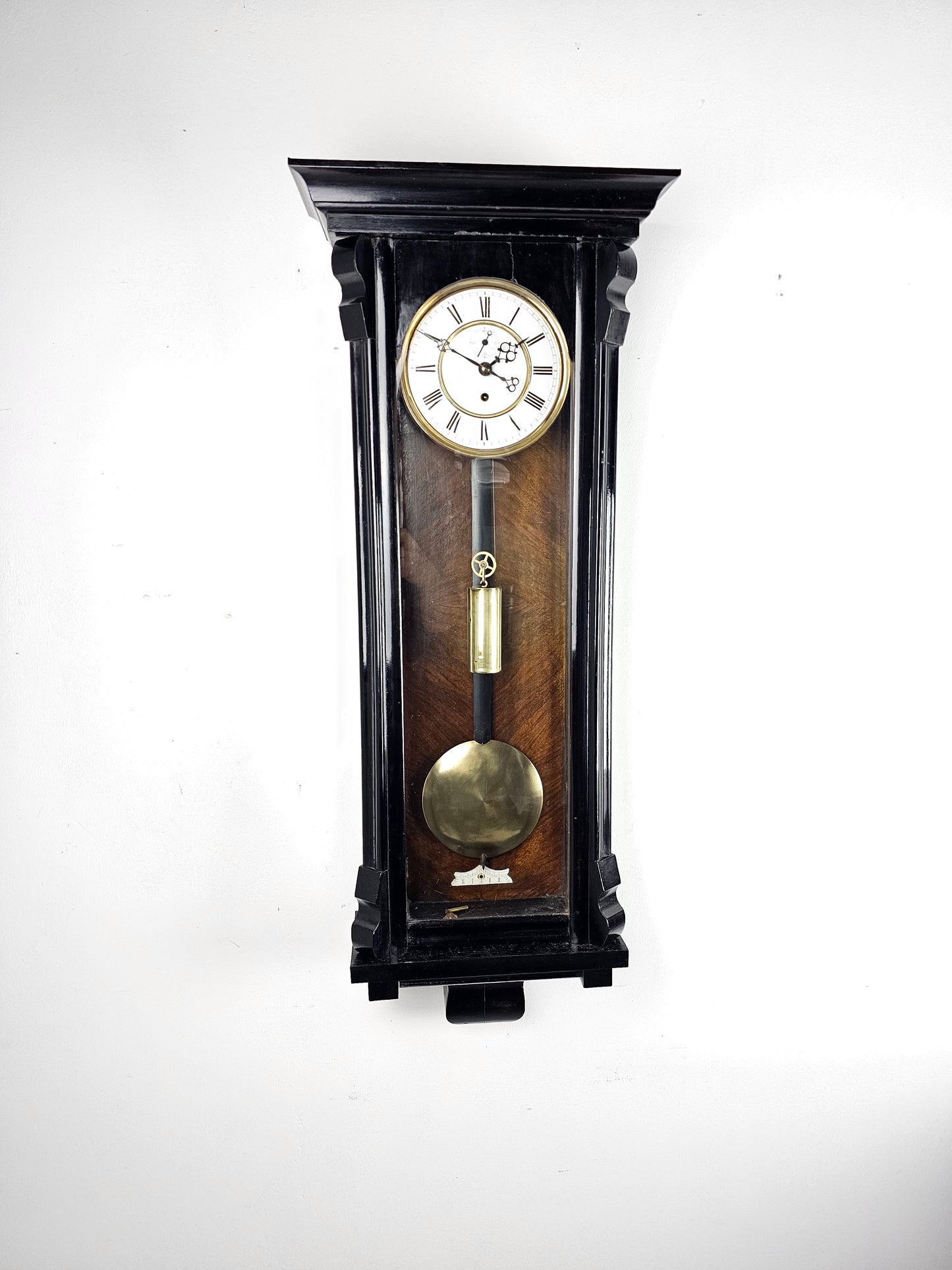 Antique Vienna Regulator Wall Clock