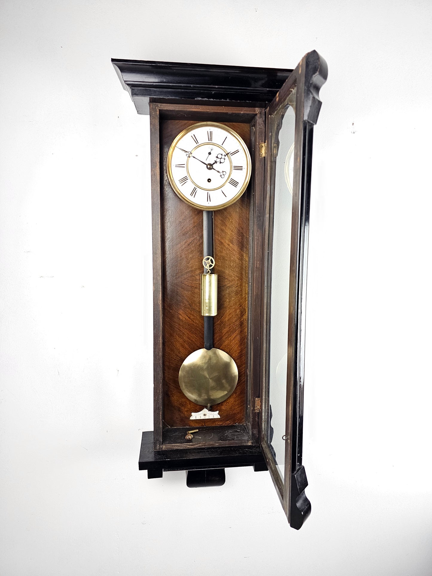 Antique Vienna Regulator Wall Clock