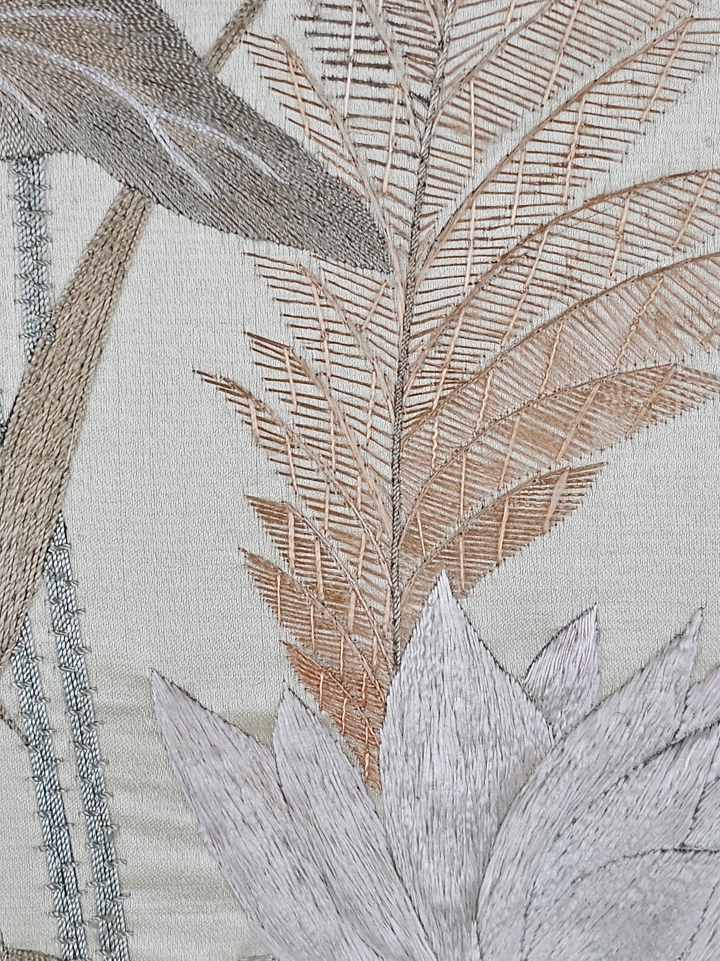 Silk Embroidered Panels