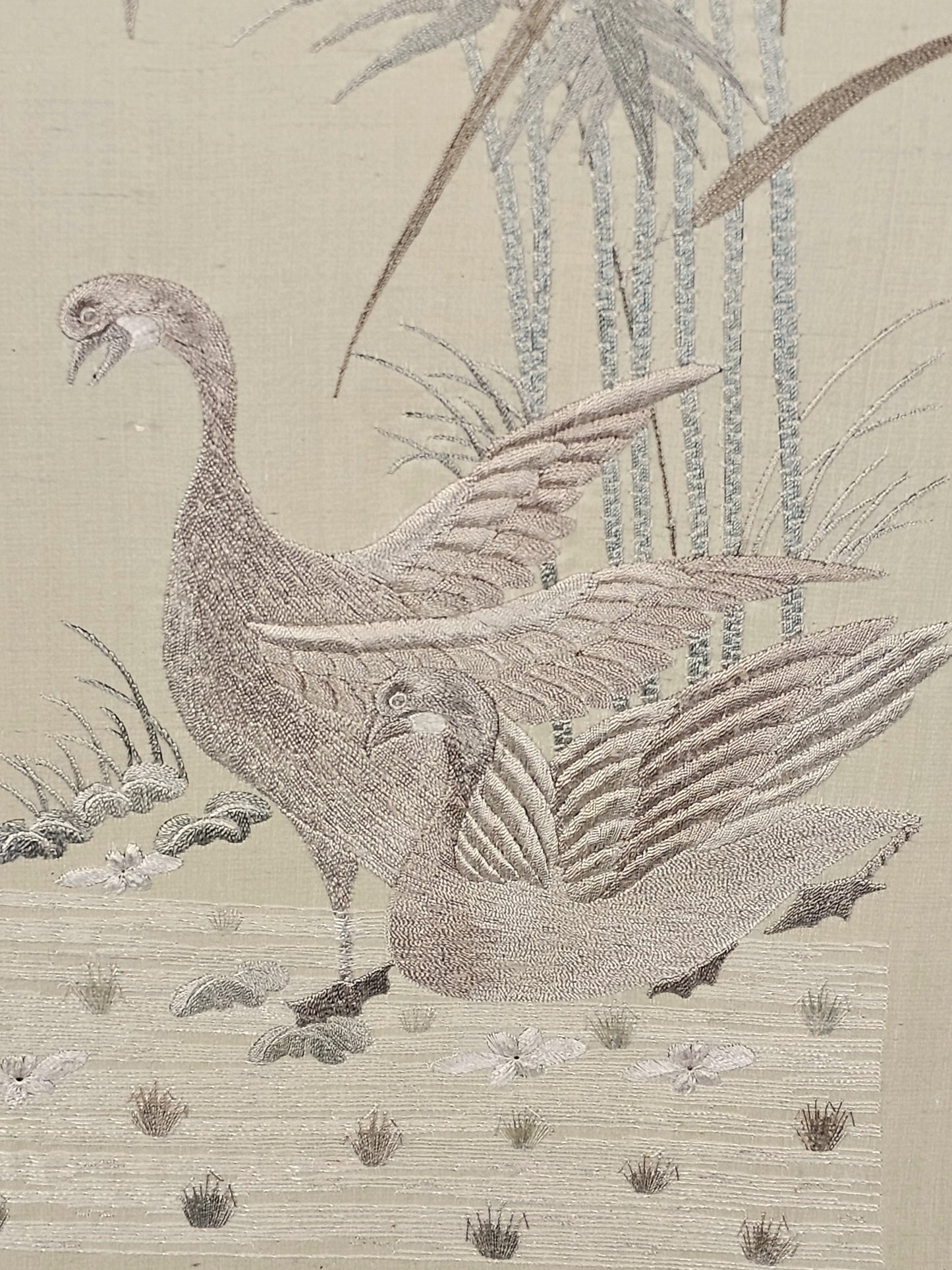 Silk Embroidered Panels