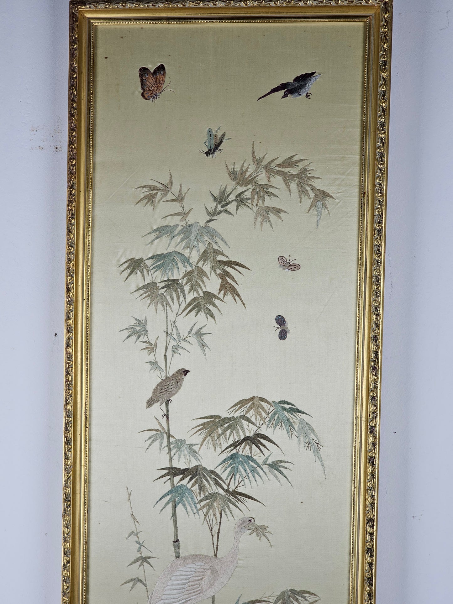 Silk Embroidered Panels
