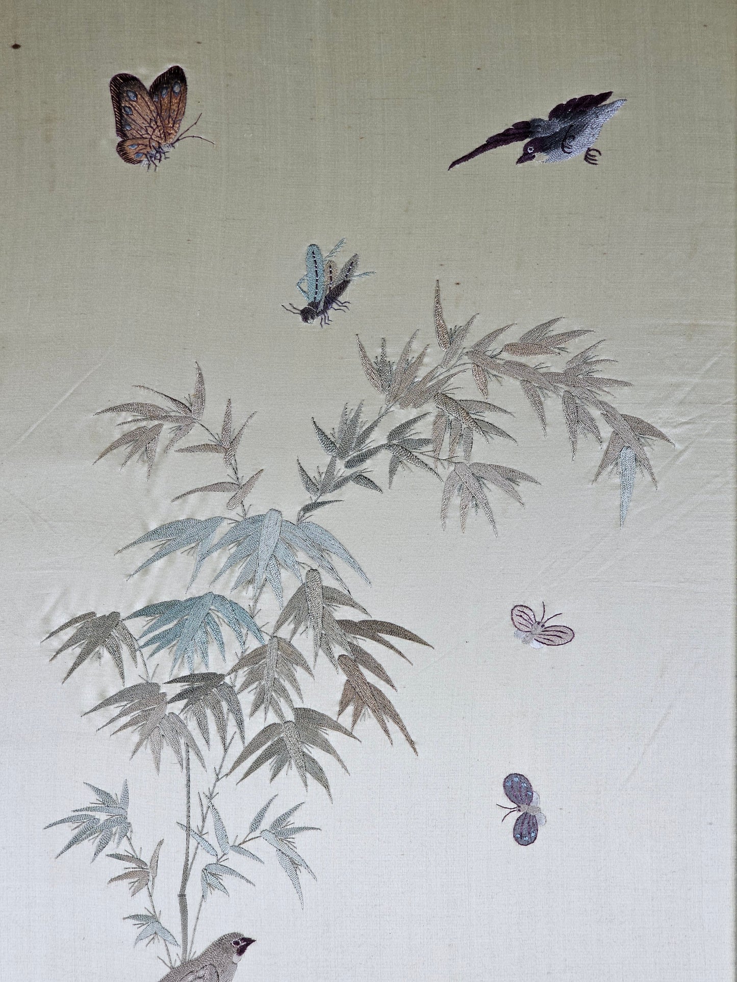 Silk Embroidered Panels