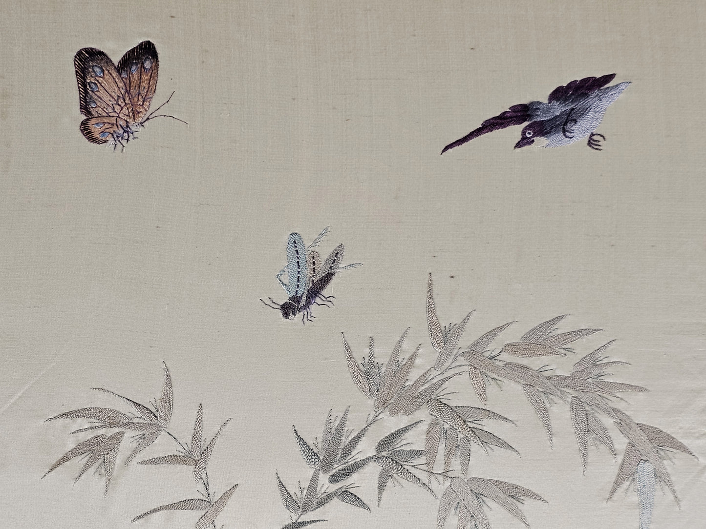 Silk Embroidered Panels