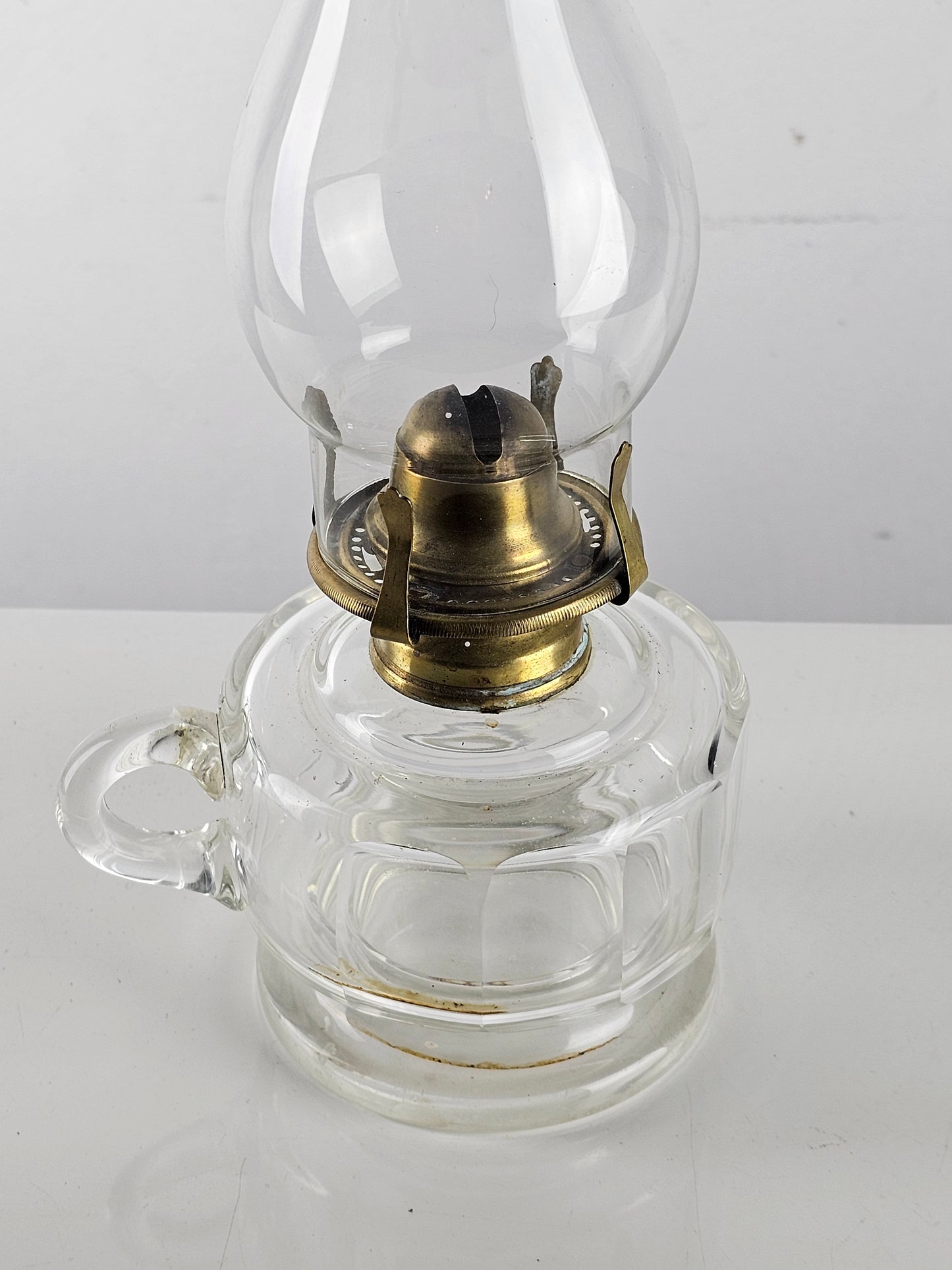 Clear Glass Vintage Oil Lamp