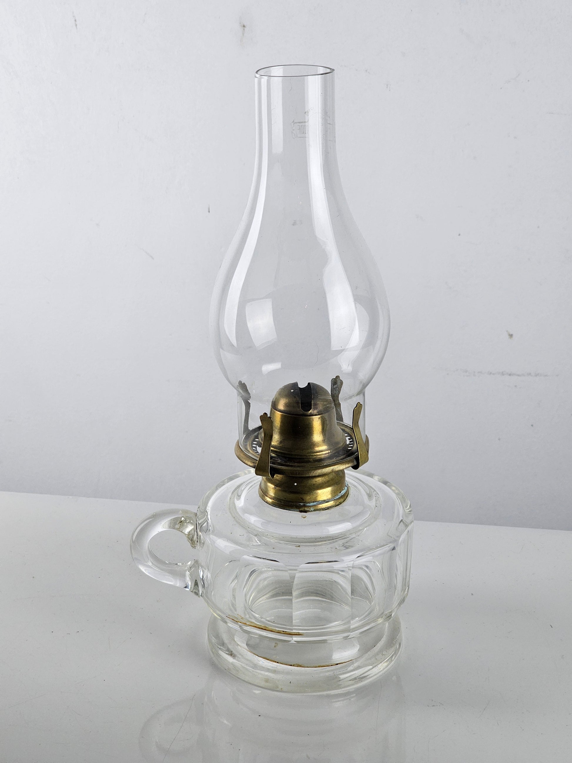 antique oil lamp
