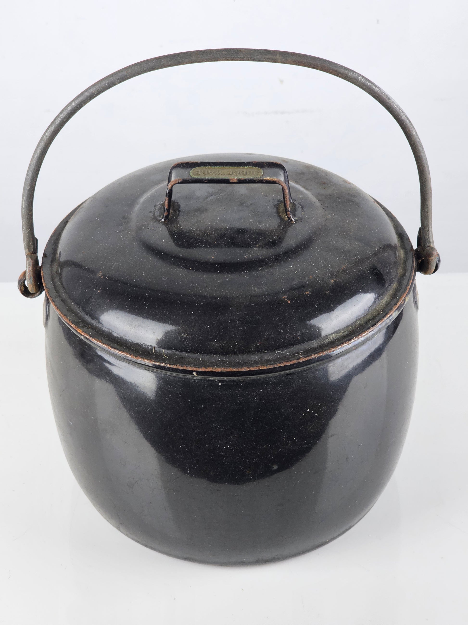 vintage iron cooking pot