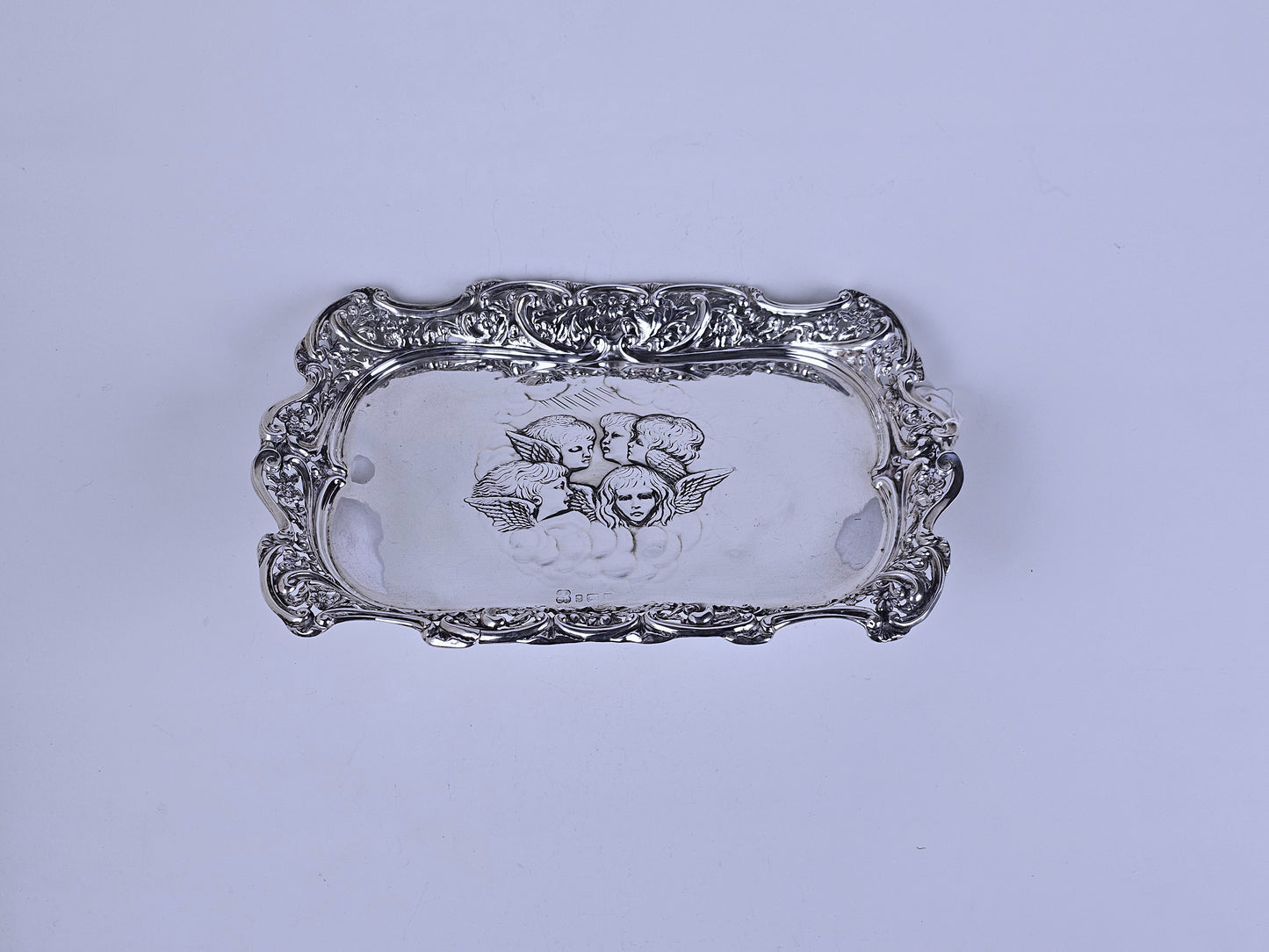 silver tray