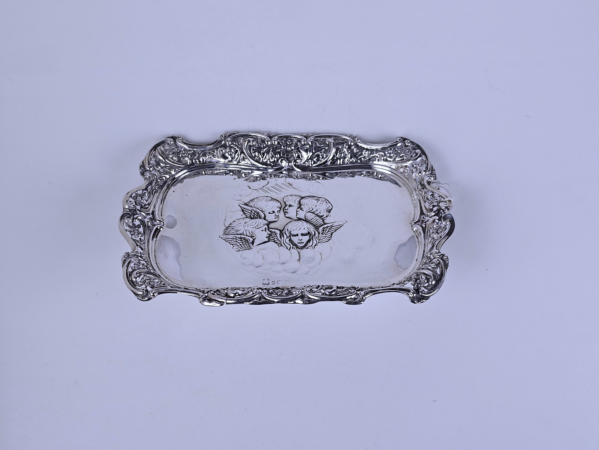 silver tray