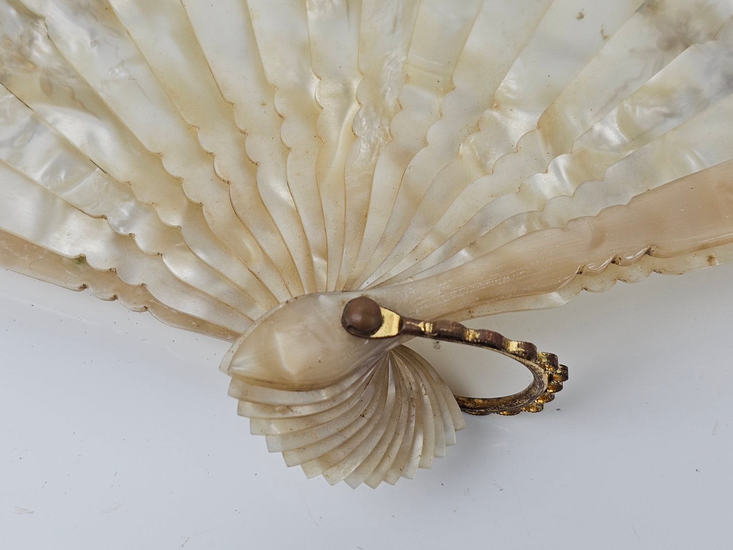 Antique hand painted Fan
