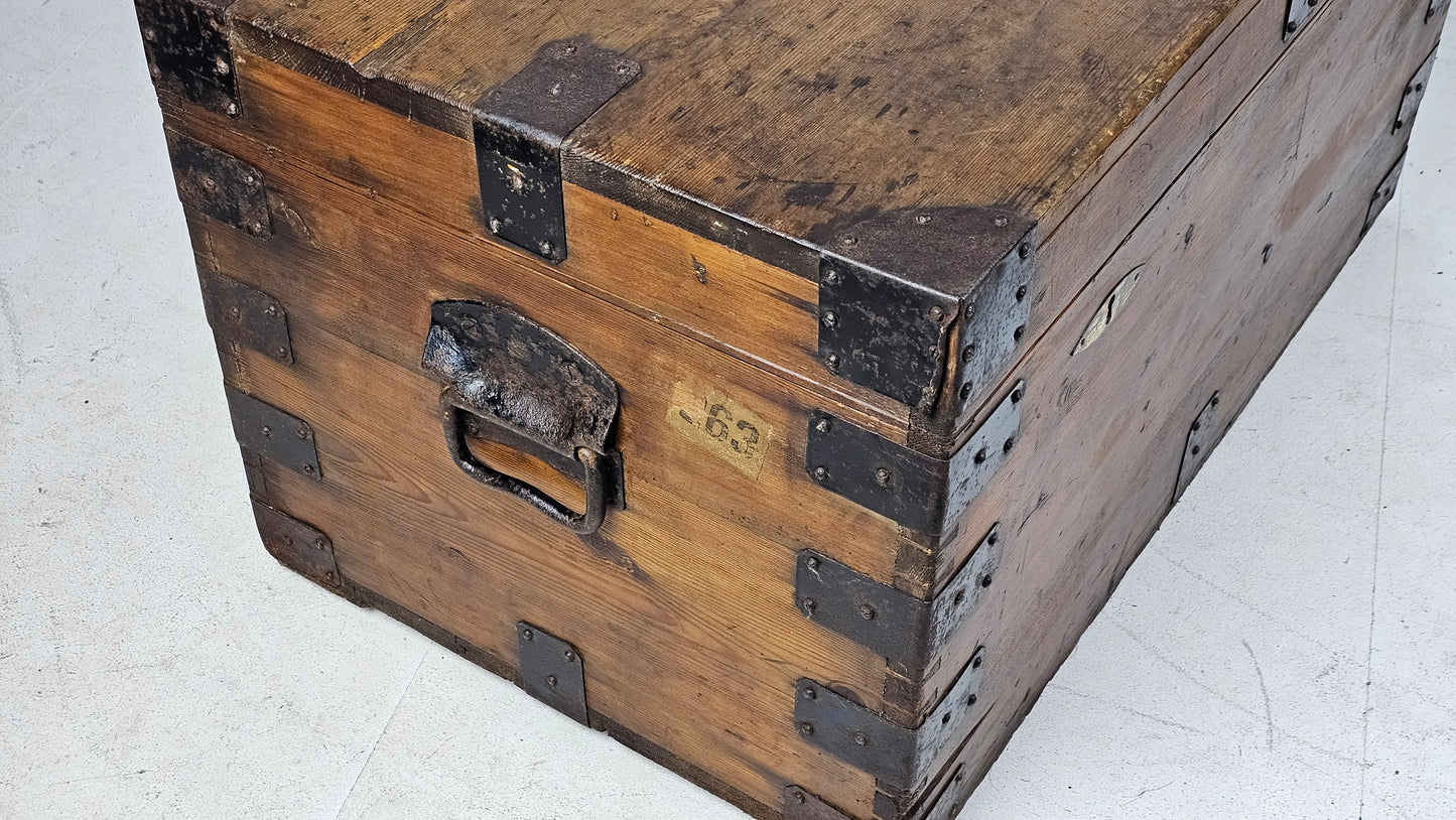 antique silver chest
