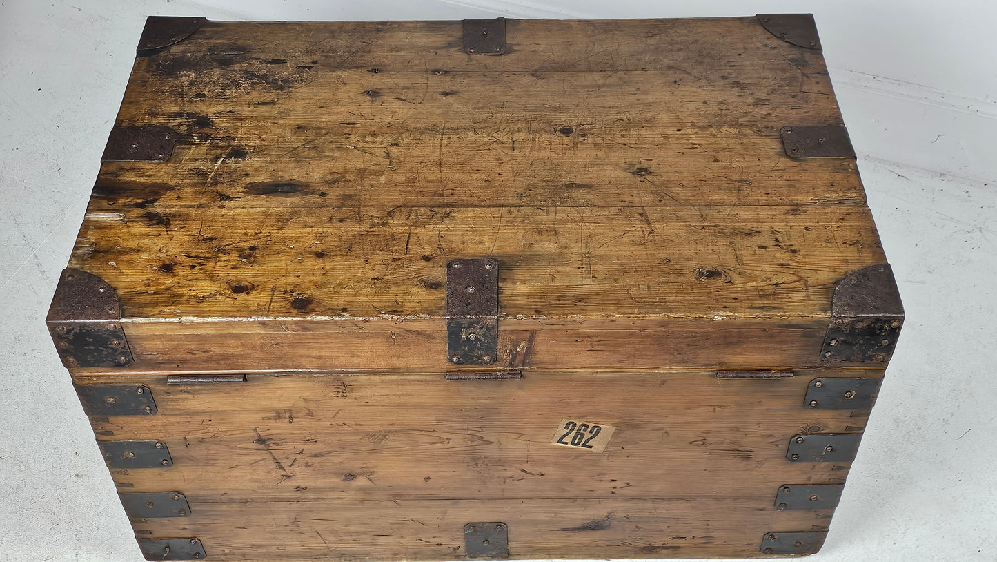 silver chest
