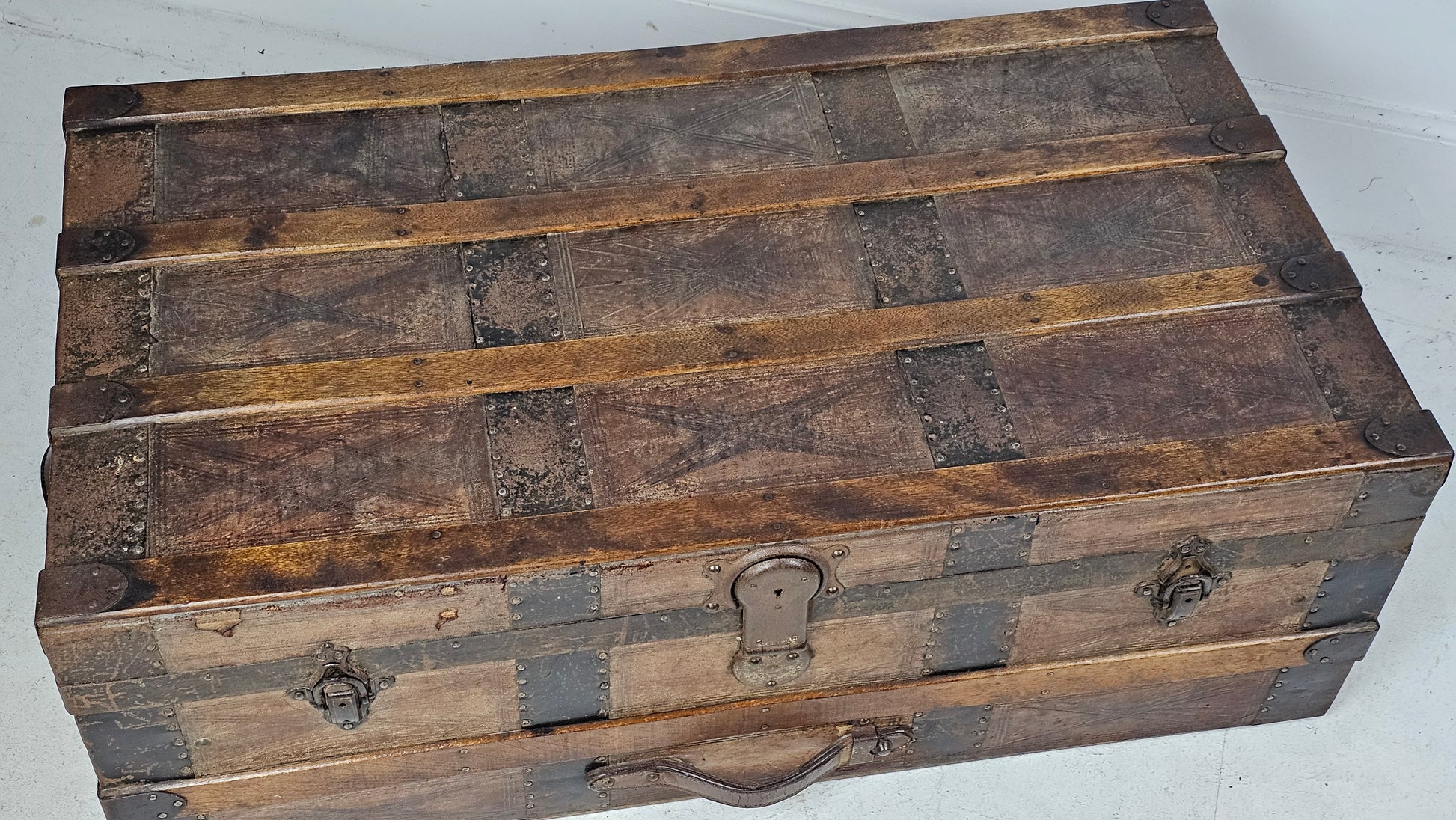 vintage storage trunk