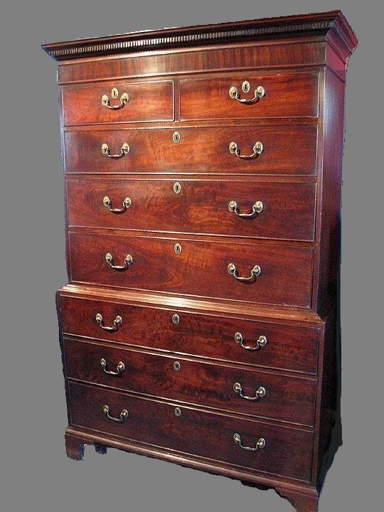 Georgian chest on chest