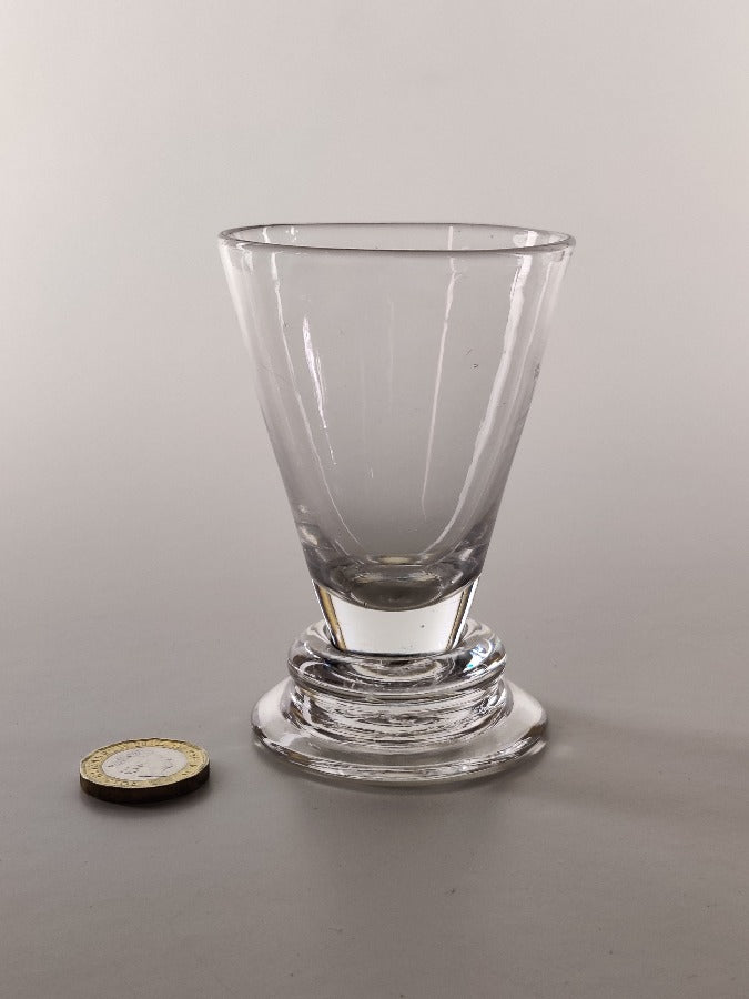 Georgian Terraced Foot Firing Glass