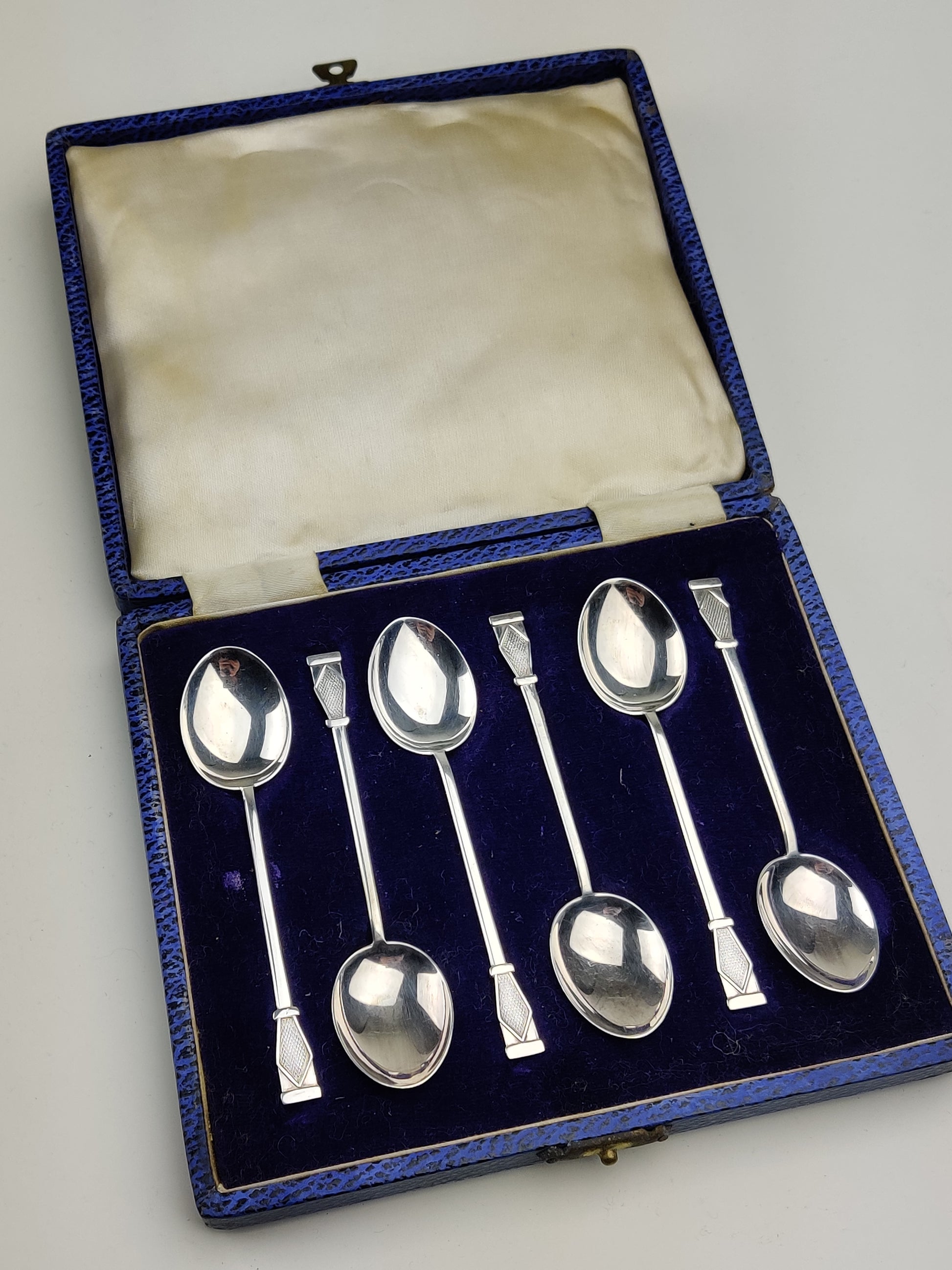 Birmingham silver coffee spoons