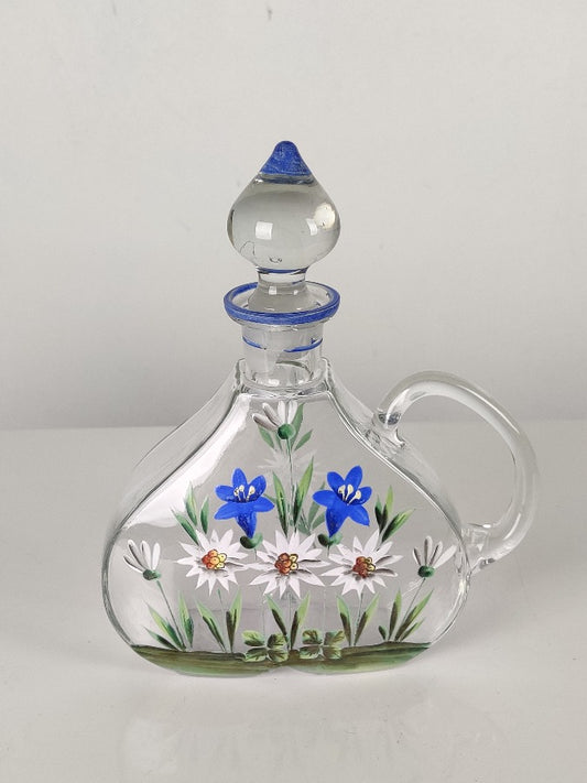 Vintage Gift Ideas - French Hand Painted Vintage Bottle