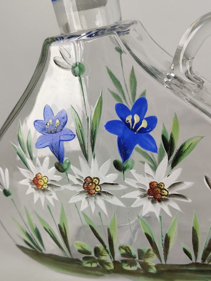 Vintage Gift Ideas - French Hand Painted Vintage Bottle
