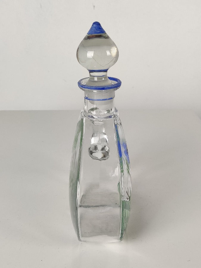 Vintage Gift Ideas - French Hand Painted Vintage Bottle