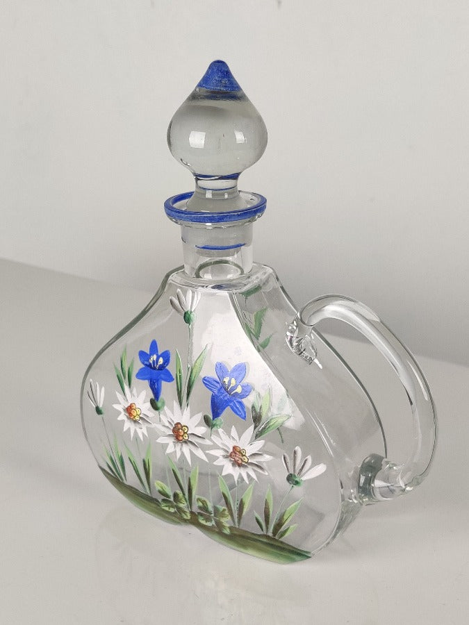 Vintage Gift Ideas - French Hand Painted Vintage Bottle