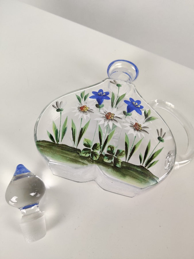 Vintage Gift Ideas - French Hand Painted Vintage Bottle