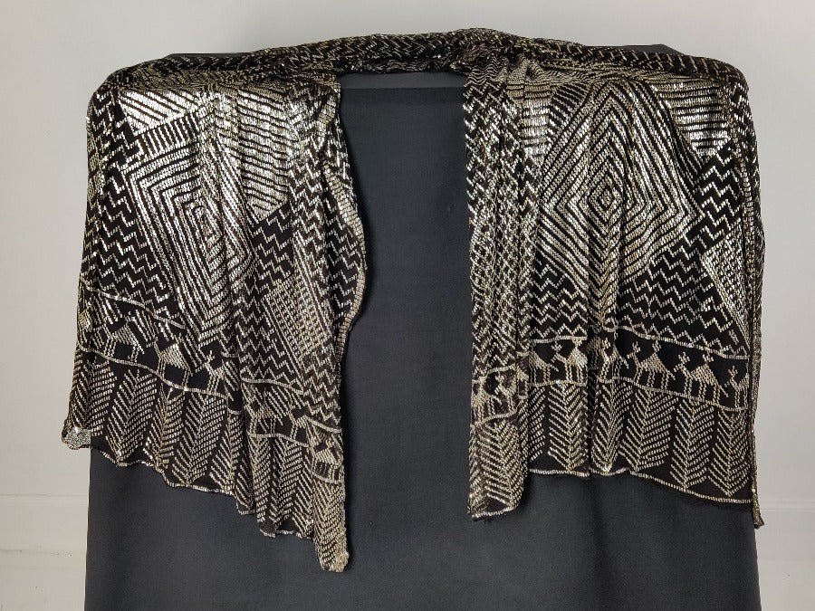 original assuit shawl Egyptian design