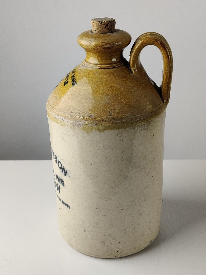 Advertising Stoneware Bottle