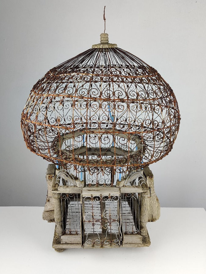 vintage bird cage