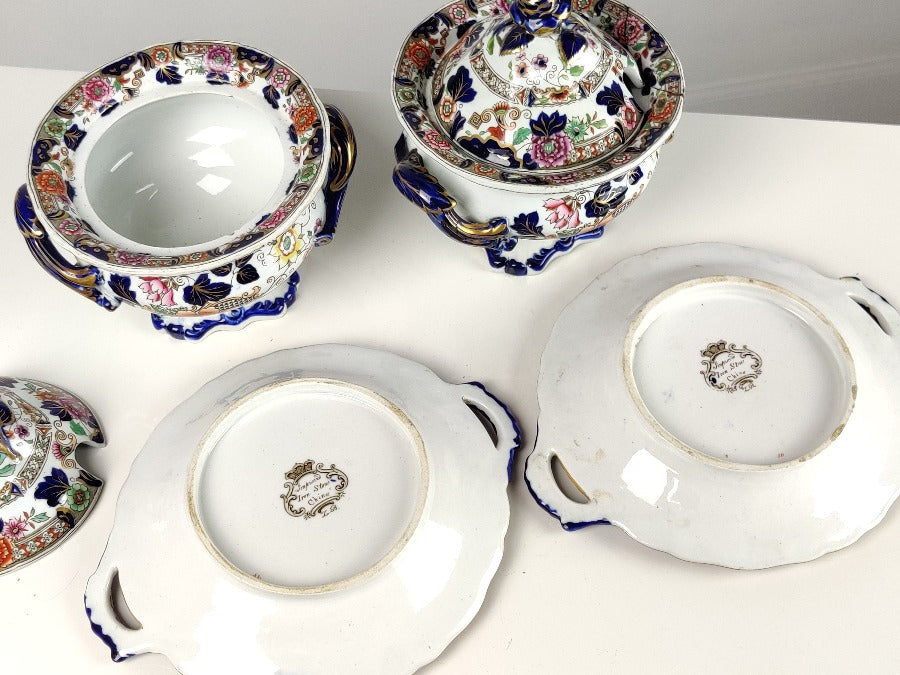 Ironstone china Sauce Tureens