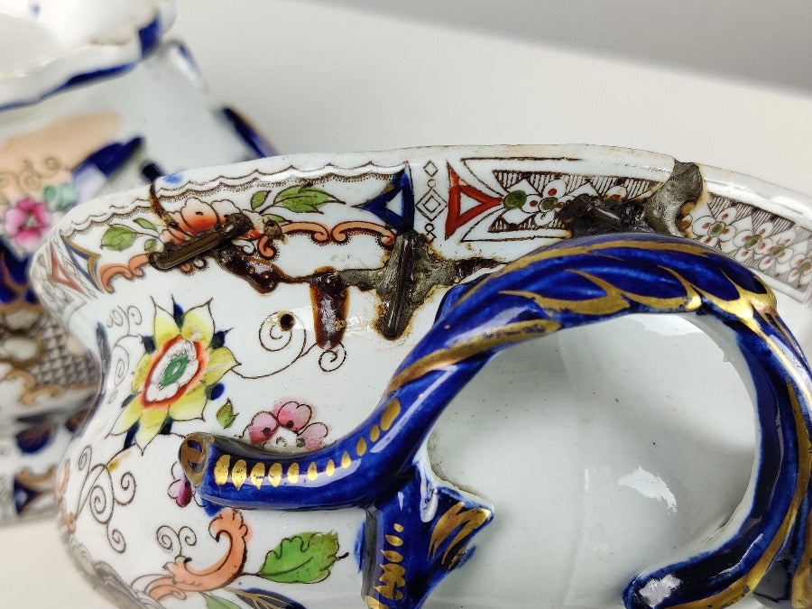 Ironstone china Sauce Tureens