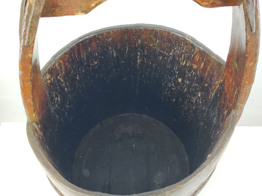 Vintage Wooden Bucket