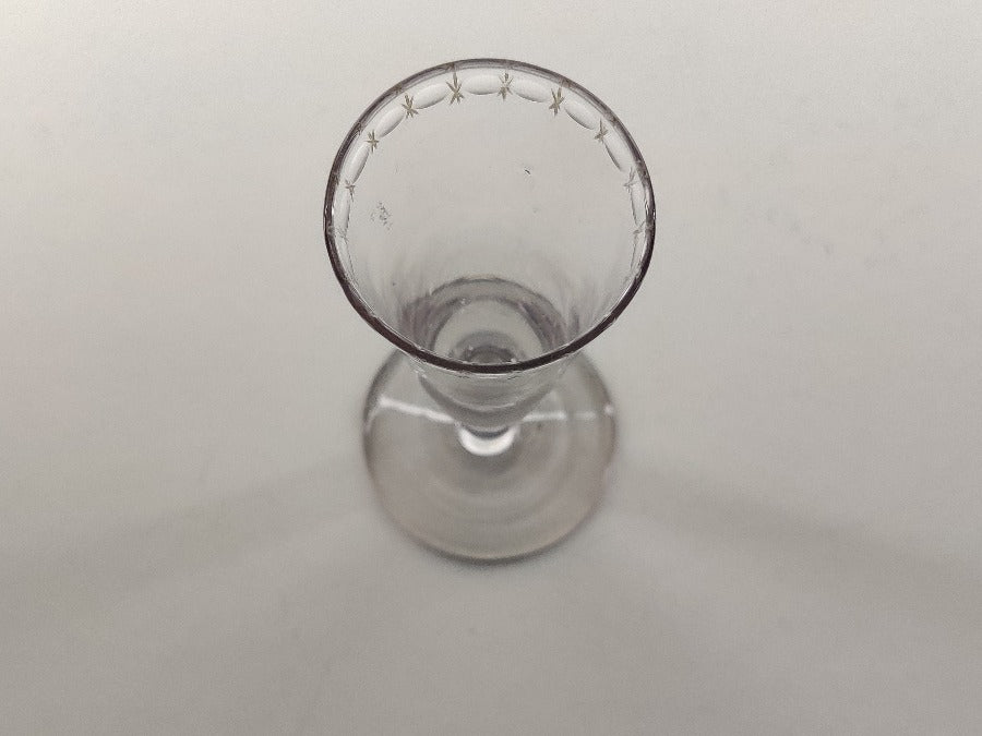 Antique Ale Flute Glass