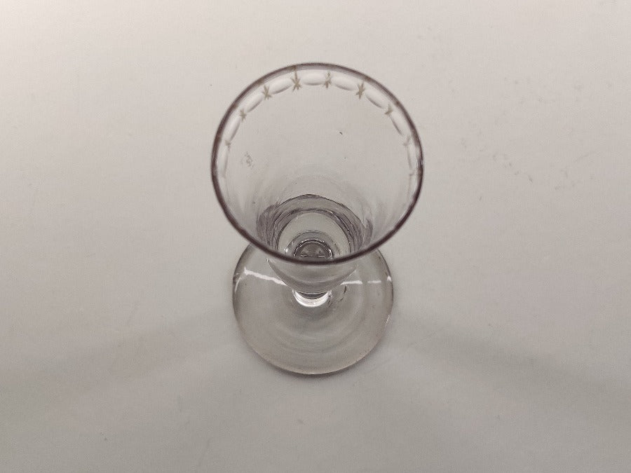 Antique Ale Flute Glass