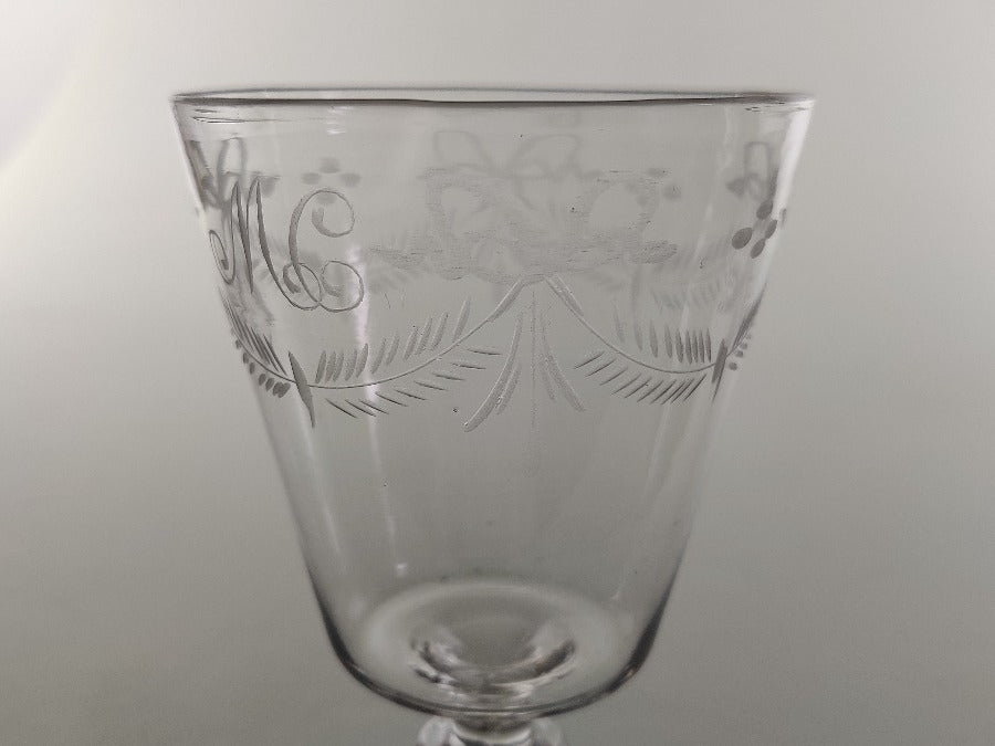 Bucket Bowl Rummer Glass