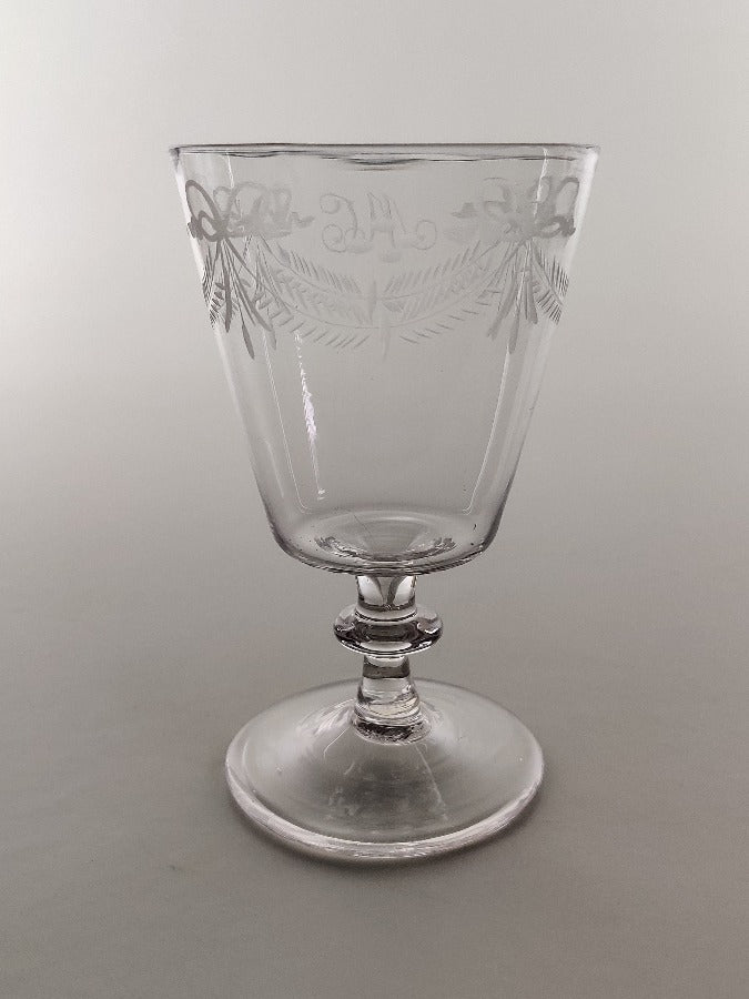 Bucket Bowl Rummer Glass