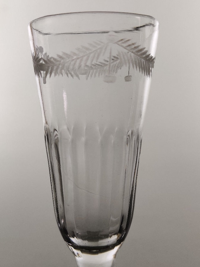 antique wine glass