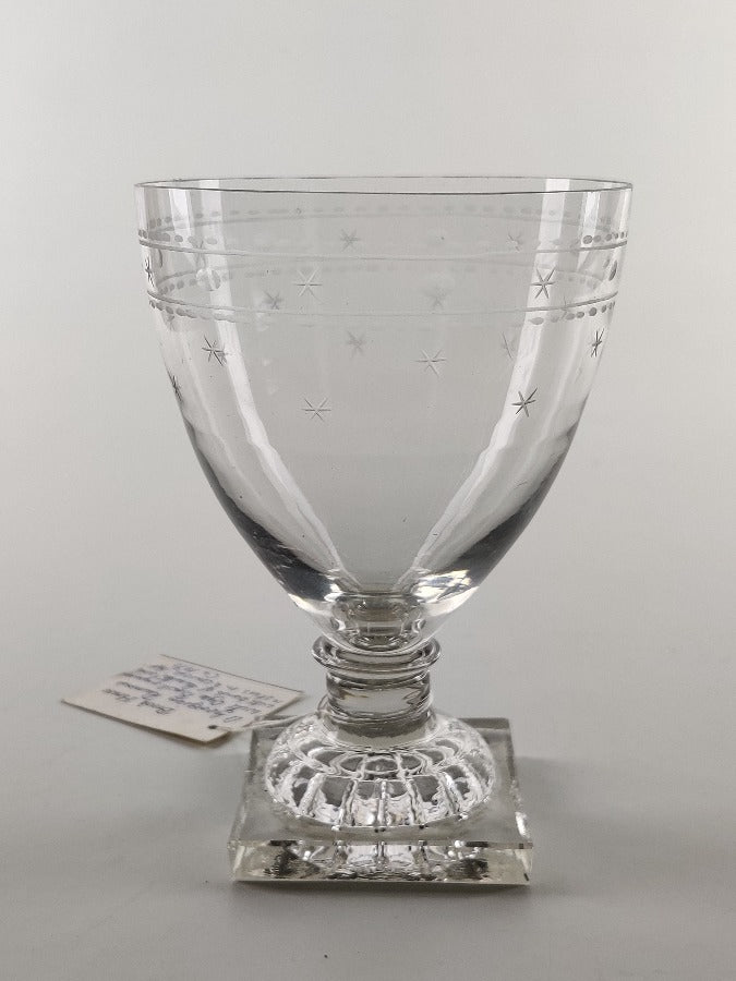 English Glass Rummer Georgian