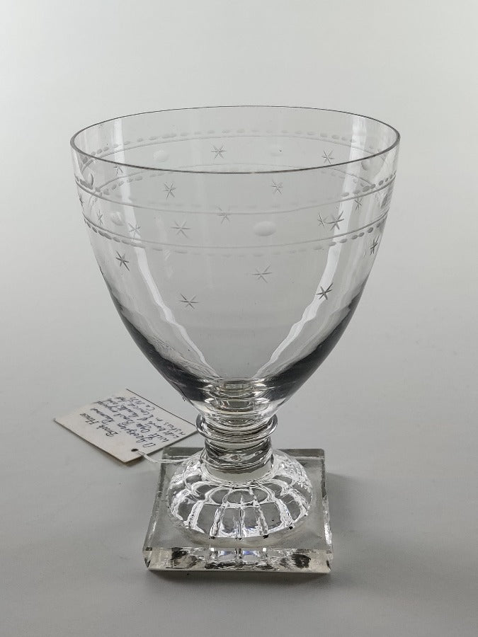 English Glass Rummer Georgian