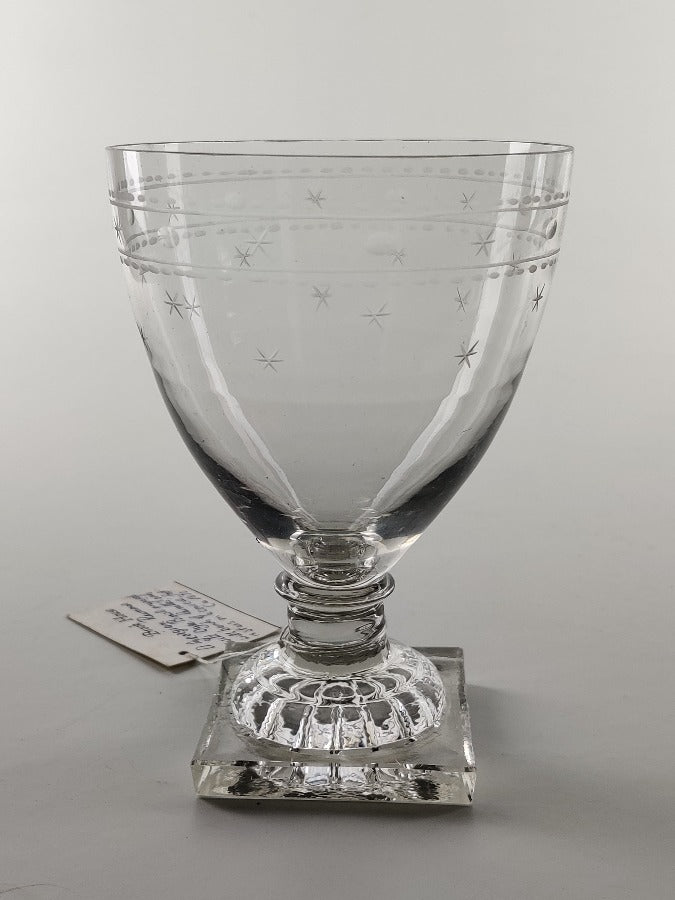 English Glass Rummer Georgian