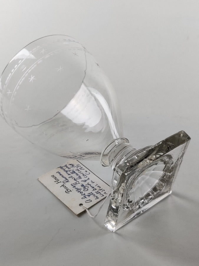 English Glass Rummer Georgian