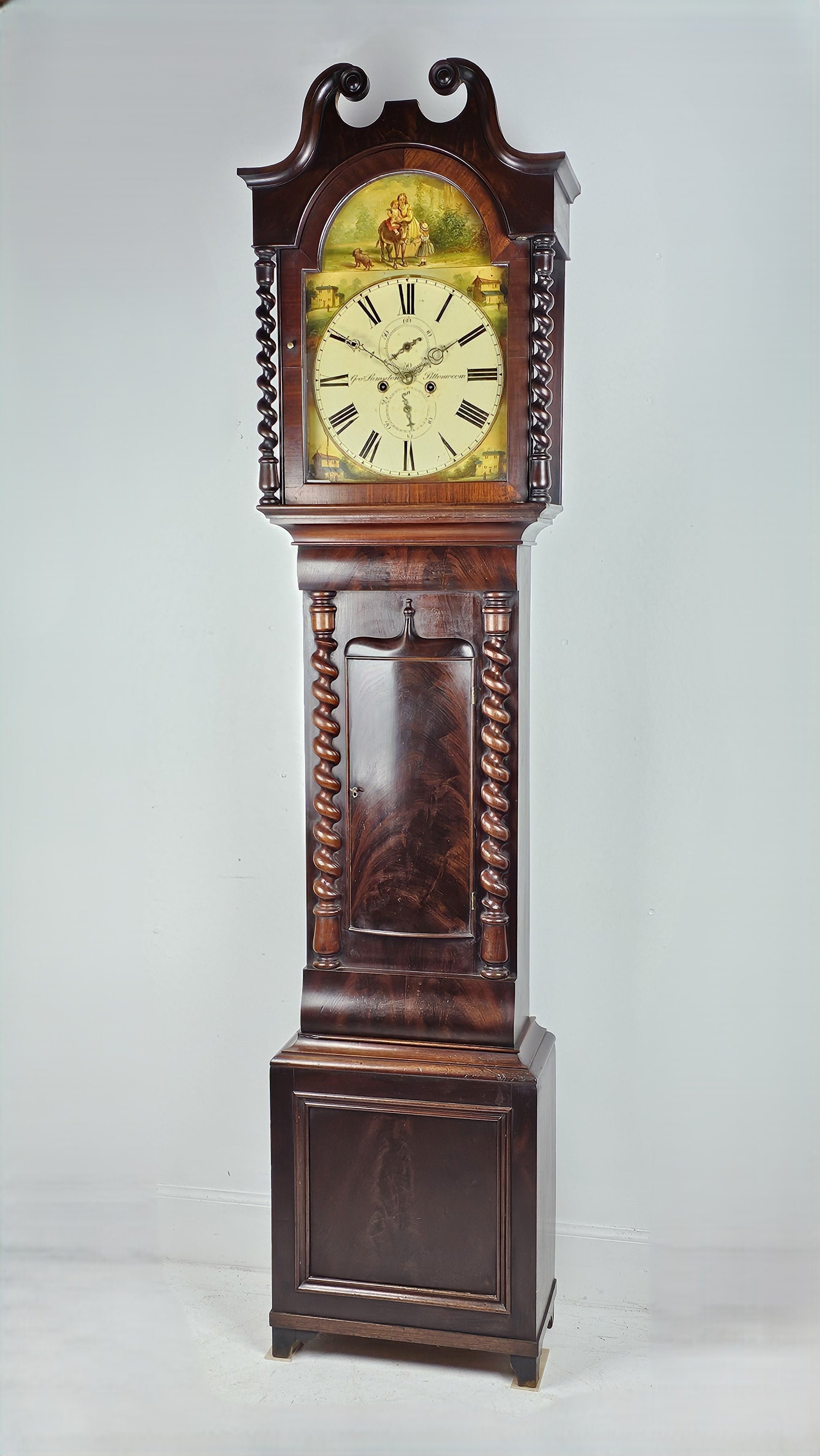 longcase clock - George Lumsden