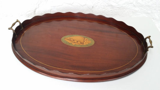 Georgian mahogany tray