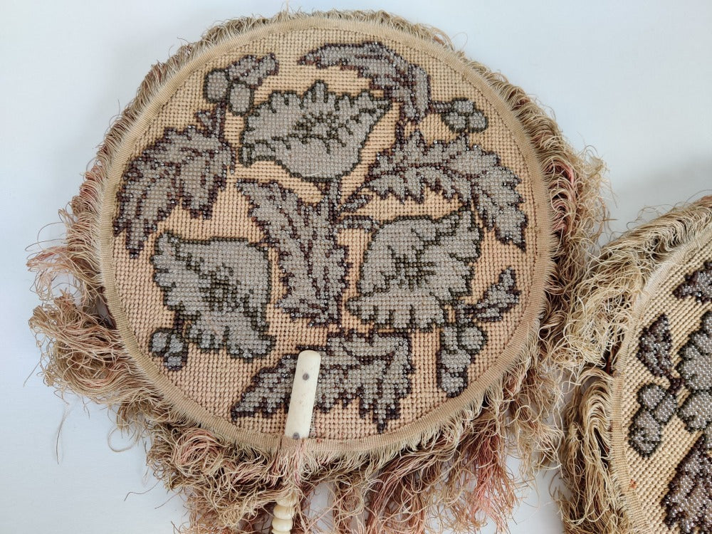 Vintage Beaded Face Screens